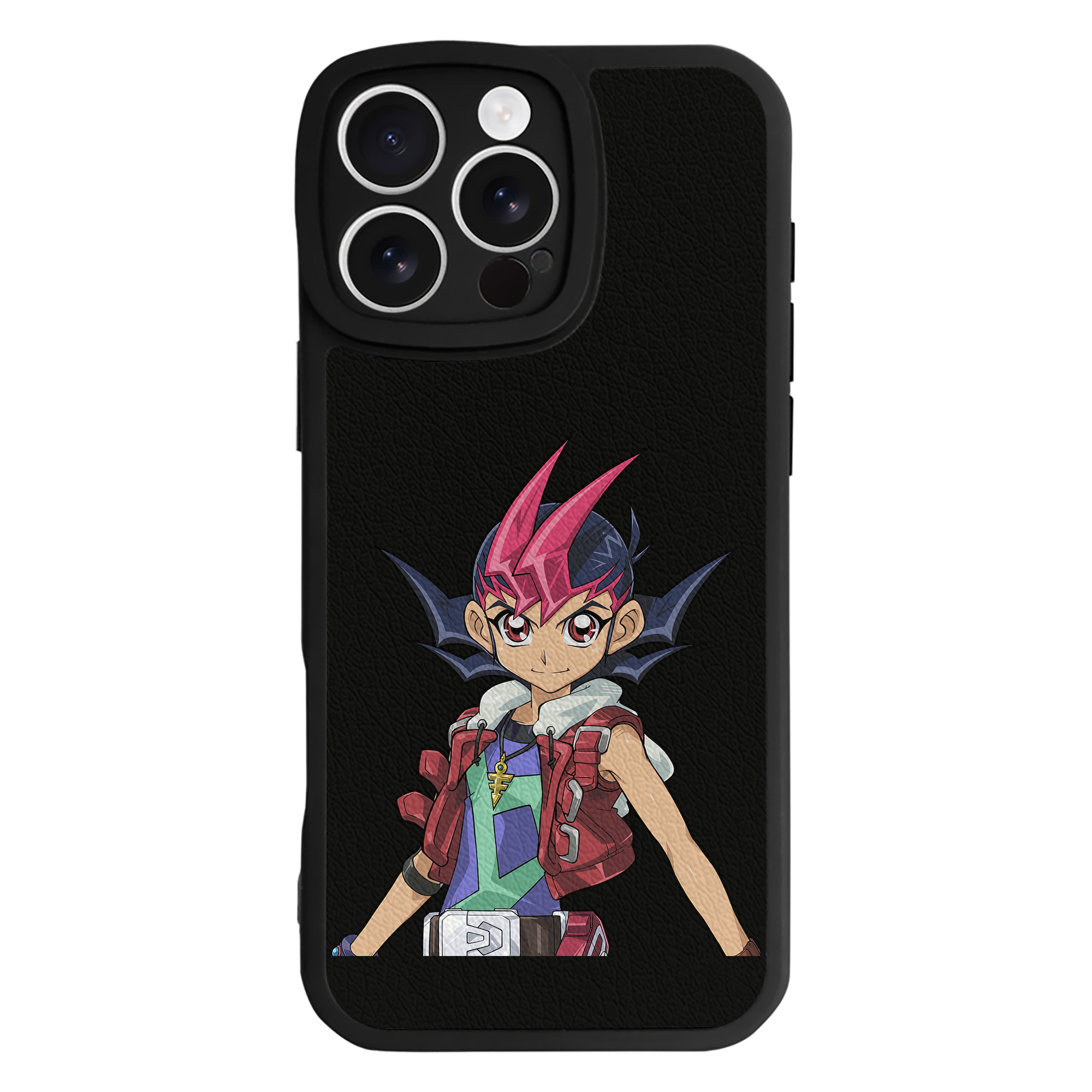 遊☆戯☆王 Yu-Gi-Oh! 【iPhone 16シリーズ対応】シリコンスマホケース（レザー調） 材質：シリコン
